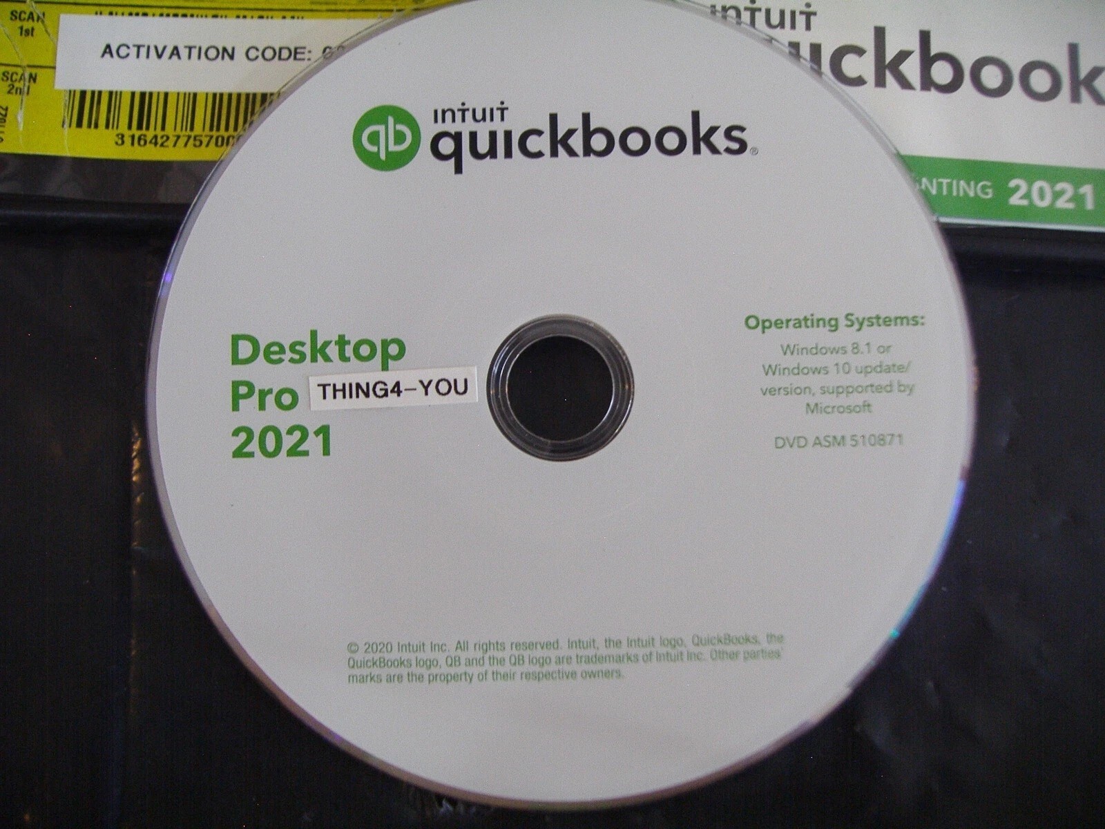 INTUIT QUICKBOOKS DESKTOP PRO 2021 FOR WINDOWS 8, 10 & 11 PC =PERMANENT VERSION=