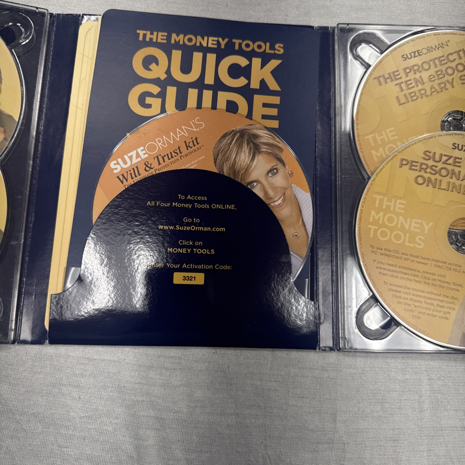 THE MONEY TOOLS By Suze Orman 4 Disc Cd Set Take Control Financial Life Sealed